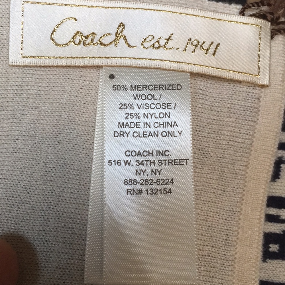Coach Scarf - Picture 3 of 5